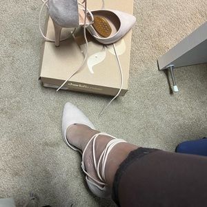 cute strappy heels size 8 <3